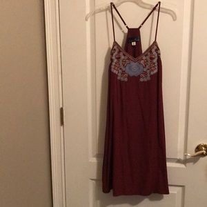Francesca's Burgundy Dress